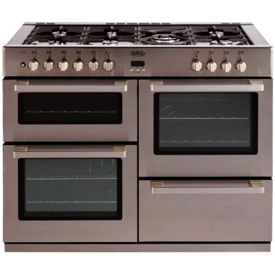 Belling DB4110DF Professional Dual Fuel Range Cooker in Stainless Steel